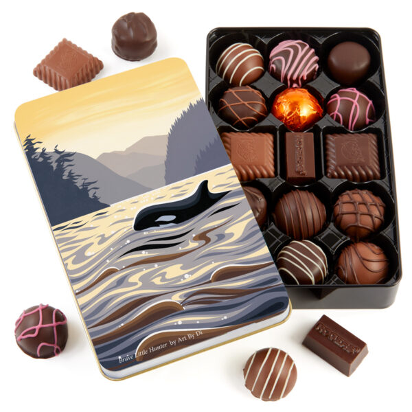'Brave Little Hunter' Rogers Chocolates Canadian Art Tin